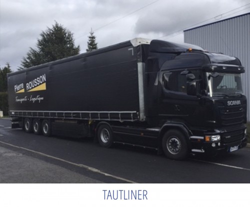 Tautliner Transports Rousson Transport Routier De Marchandise En France